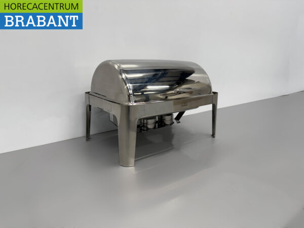 HCB Chafing Dish Rolltop aus Edelstahl - 9 Liter - 1/1 GN Catering – Bild 3
