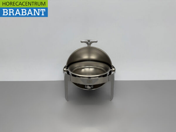 HCB Runder Chafing Dish Rolltop aus Edelstahl - 6 Liter - Horeca – Bild 4