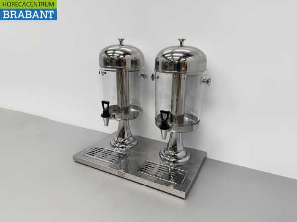 HCB Edelstahl-Saftdispenser - 2 x 8 Liter - Horeca – Bild 2