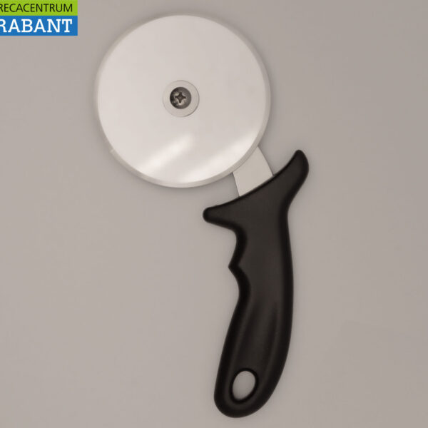 HCB Pizzaschneider aus Edelstahl Ø 10 cm, Länge 23 cm Horeca