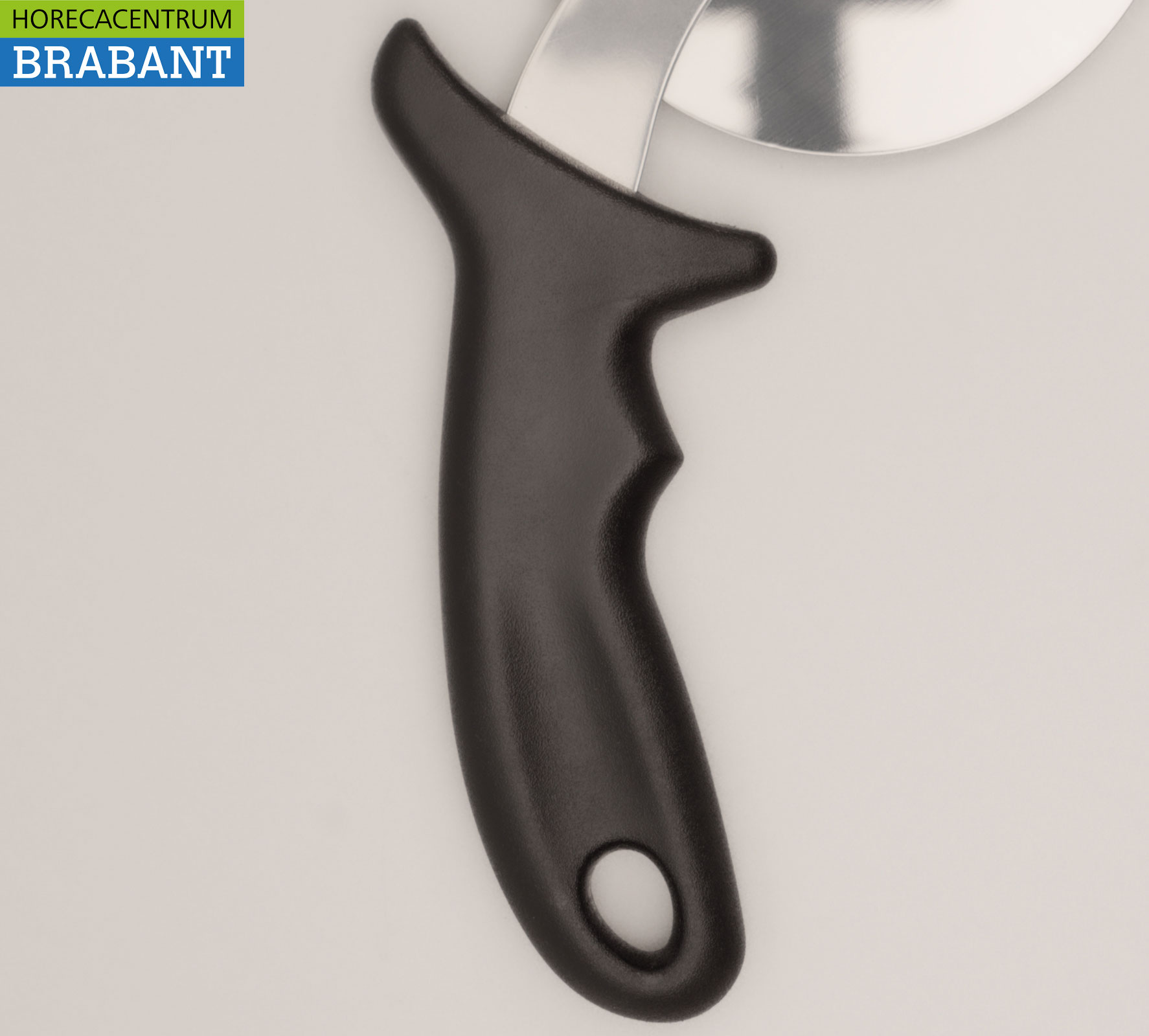 HCB Pizzaschneider aus Edelstahl Ø 10 cm, Länge 23 cm Horeca – Bild 4