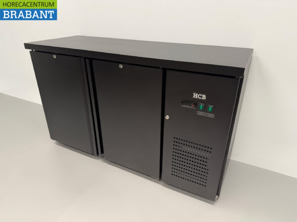HCB Backbar Bar Cooler 2 Türen 280 Liter 146,5 cm 230V Horeca – Bild 2