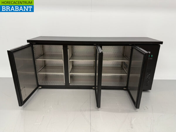 HCB Backbar Bar Cooler 3 Türen 425 Liter 200,5 cm 230V Horeca – Bild 4