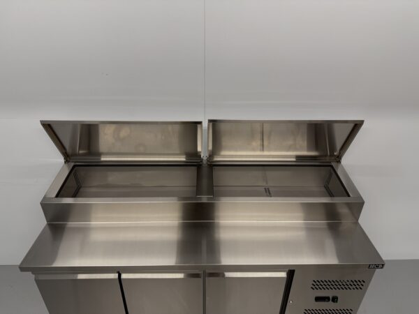 Edelstahl Saladette Saladiere Gekühlte Werkbank 179,5 cm 230V Horeca – Bild 4