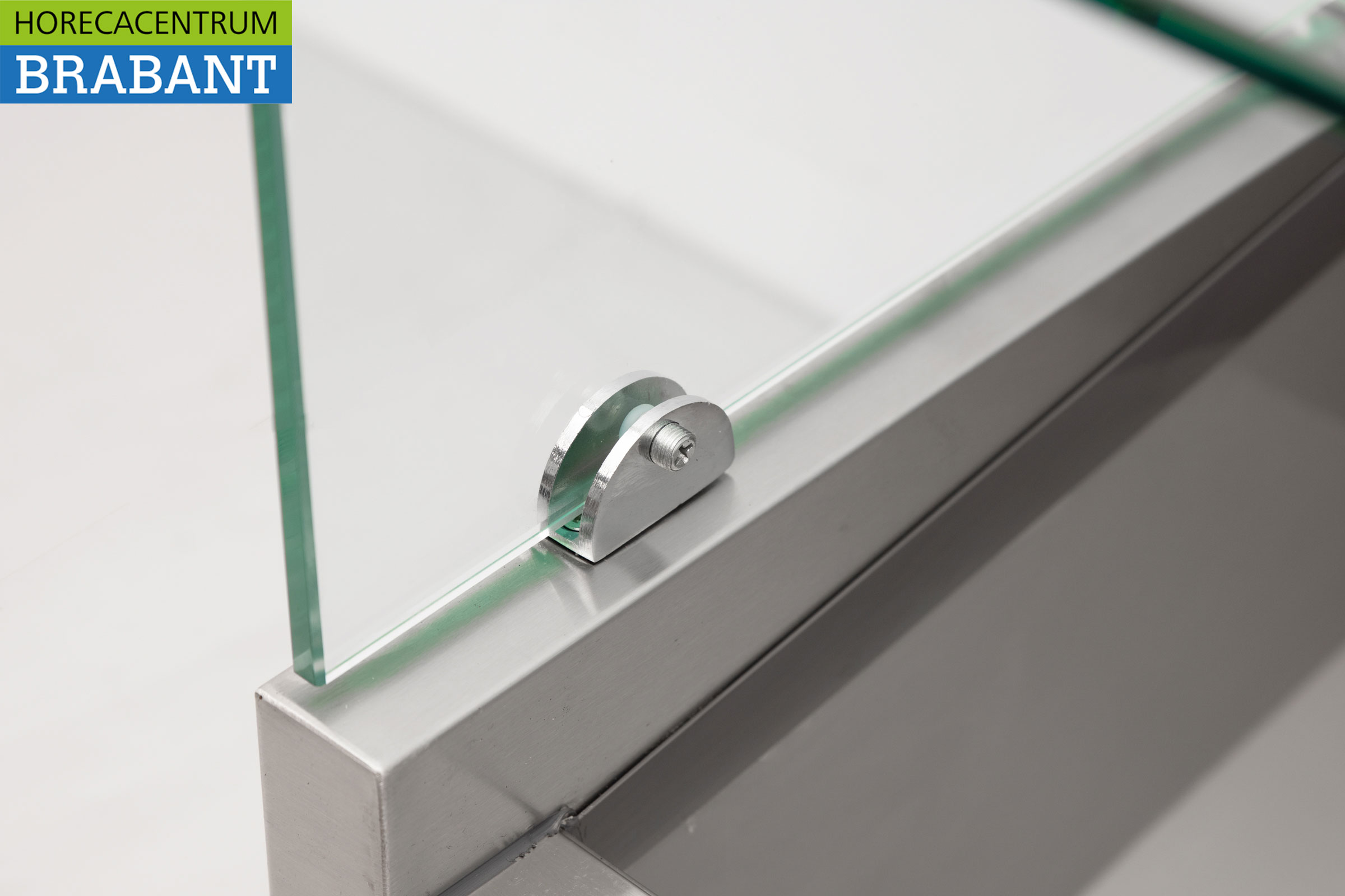 HCB RVS Aufsatzvitrine Aufsatz-Kühlvitrine saladière 2 x 1/3 und 1 x 1/2 GN 100 cm Horeca – Bild 5