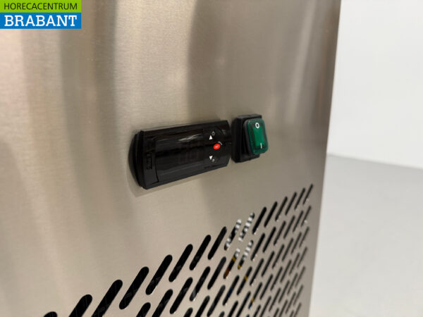 Gekühlte Werkbank aus Edelstahl 2 Türen 136 cm 230V Horeca – Bild 6