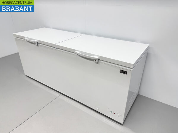 HCB Gefrierschrank Gefriertruhe mit Doppelscharnierdeckel 670 Liter 230V Horeca – Bild 2
