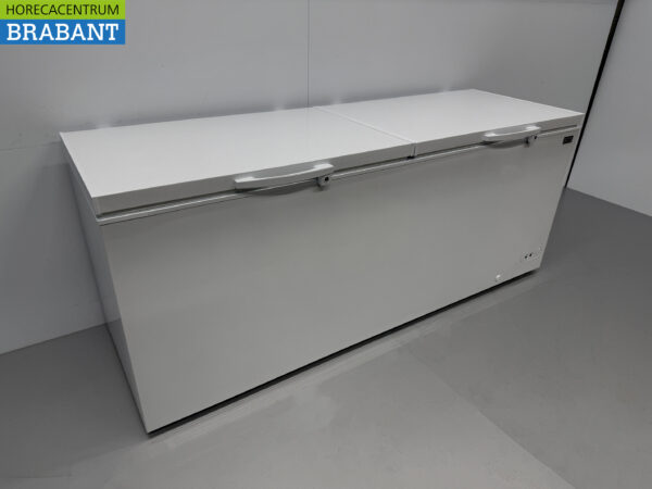 HCB Gefrierschrank Gefriertruhe mit Doppelscharnierdeckel 670 Liter 230V Horeca – Bild 3