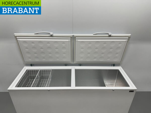 HCB Gefrierschrank Gefriertruhe mit Doppelscharnierdeckel 670 Liter 230V Horeca – Bild 4