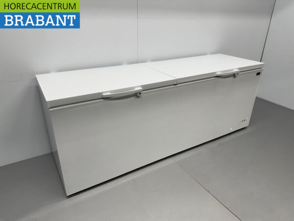 HCB Gefrierschrank Gefriertruhe mit Doppelscharnierdeckel 755 Liter 230V Horeca – Bild 3