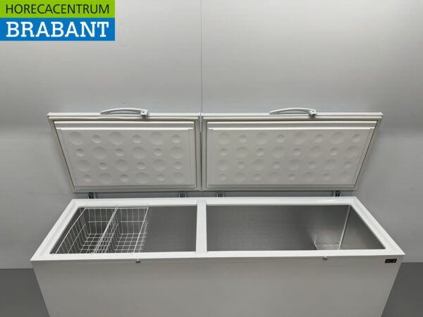 HCB Gefrierschrank Gefriertruhe mit Doppelscharnierdeckel 755 Liter 230V Horeca – Bild 4