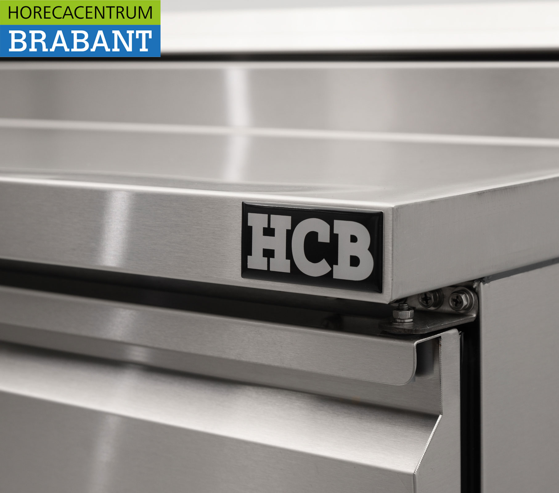 HCB Edelstahl Saladette Saladiere Gekühlte Werkbank 136,5 cm 230V Horeca – Bild 6