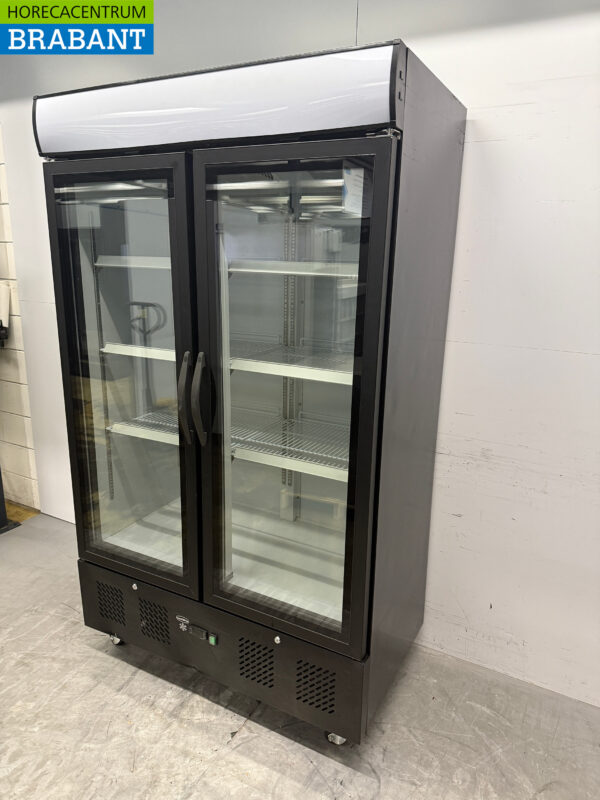 Combisteel Doppeltüriger Glastürkühlschrank auf Rädern 1079 Liter 230V Horeca – Bild 2