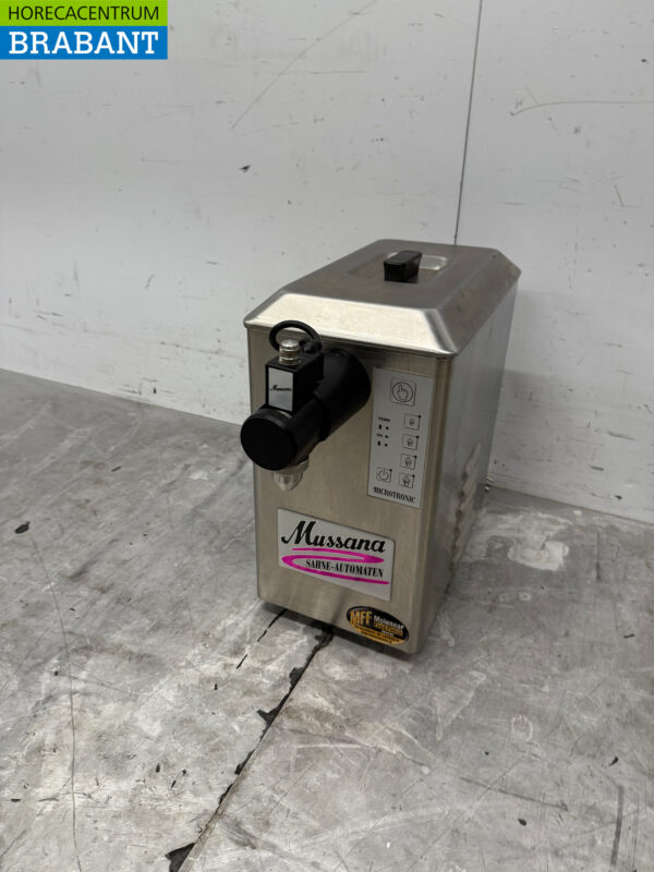 Edelstahl Mussana Pony 2 Liter Schlagsahne Maschine 230V Horeca – Bild 2