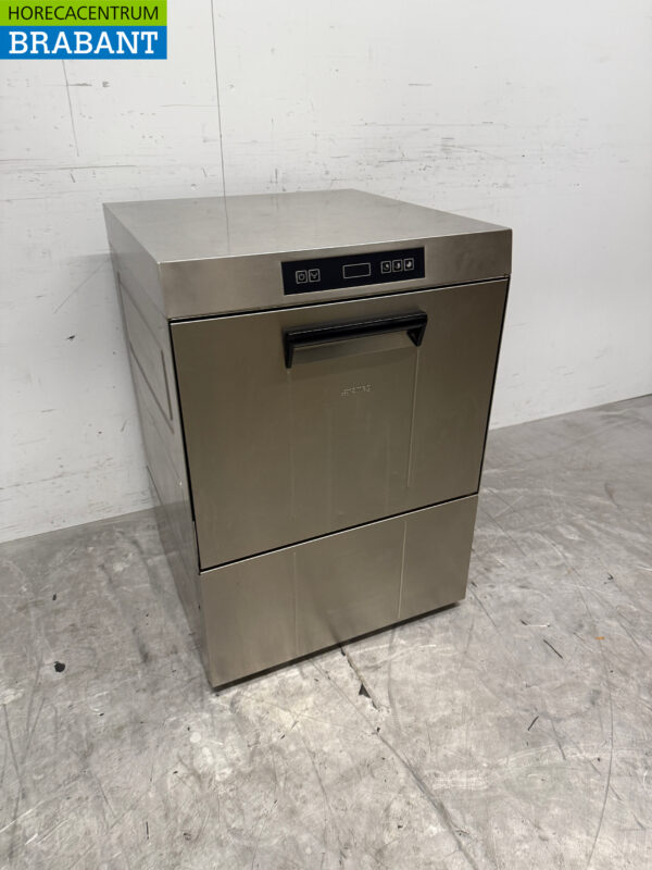 Edelstahl Smeg Geschirrspüler mit Ablaufpumpe 400V Horeca – Bild 3
