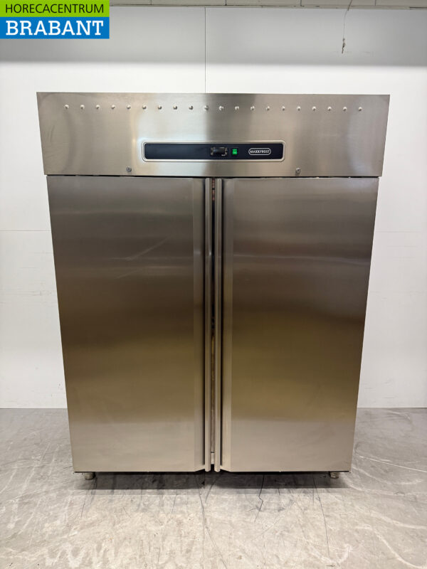 Maxxfrost Doppeltüriger Gefrierschrank aus Edelstahl 1300 Liter 230V Horeca