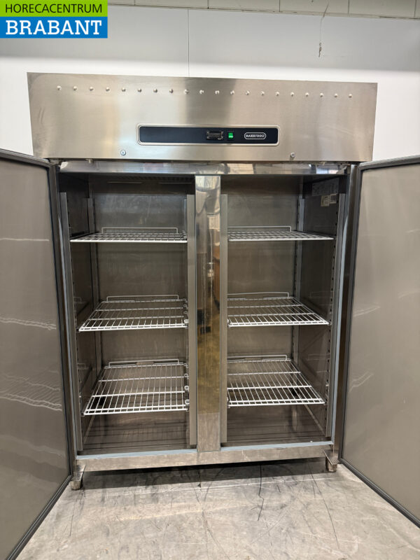 Maxxfrost Doppeltüriger Gefrierschrank aus Edelstahl 1300 Liter 230V Horeca – Bild 4