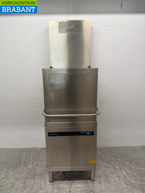 Edelstahl Meiko Upster H500 M2 Durchschubspülmaschine mit Ablaufpumpe 400V Horeca