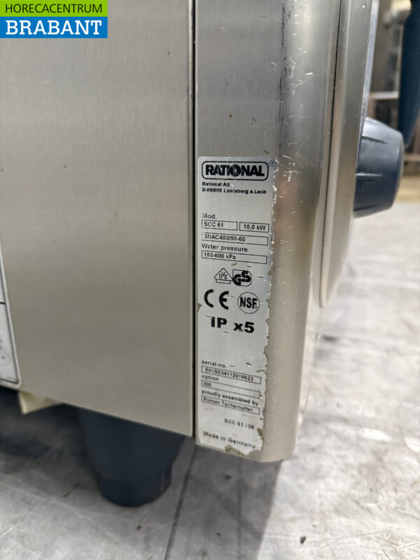 Rational SCC 61 SelfCookingCenter aus Edelstahl 6 x 1/1 GN 400V Horeca – Bild 8