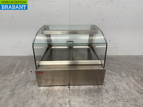 Edelstahl Unis Vitrine 2 x 1/1 GN 230V Horeca