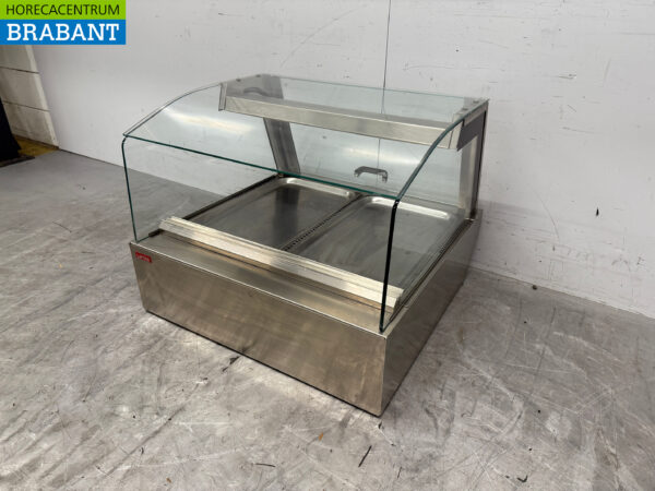 Edelstahl Unis Vitrine 2 x 1/1 GN 230V Horeca – Bild 2