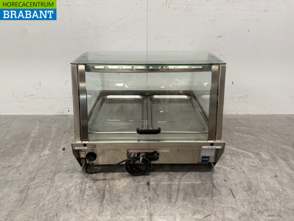 Edelstahl Unis Vitrine 2 x 1/1 GN 230V Horeca – Bild 4