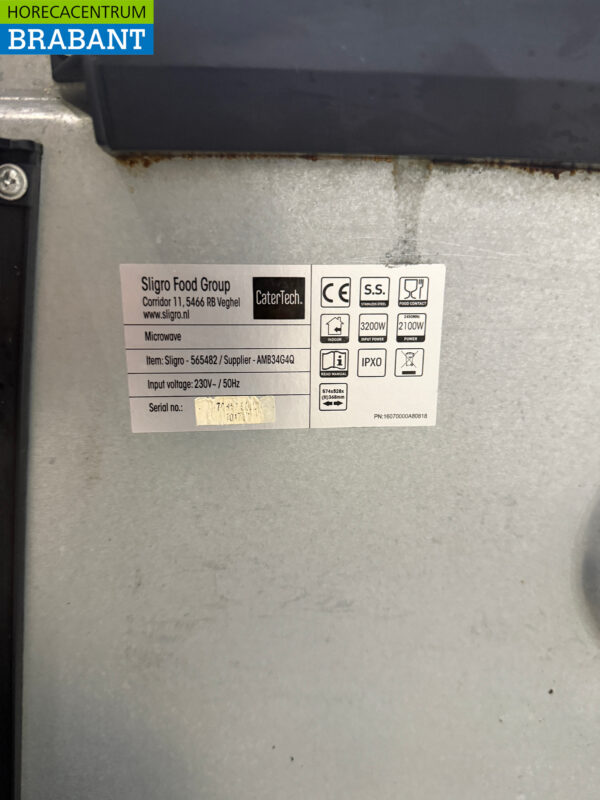 Edelstahl Catertech Mikrowelle 2100 Watt 230V Catering – Bild 5