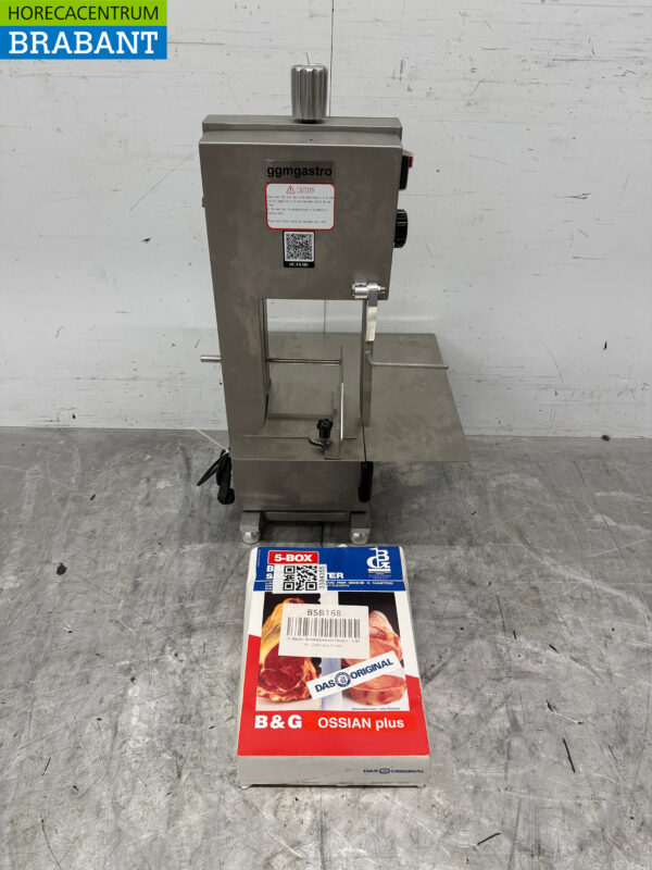 Edelstahl-Bandsäge Knochensäge 1650 mm 230V Metzgerei Horeca