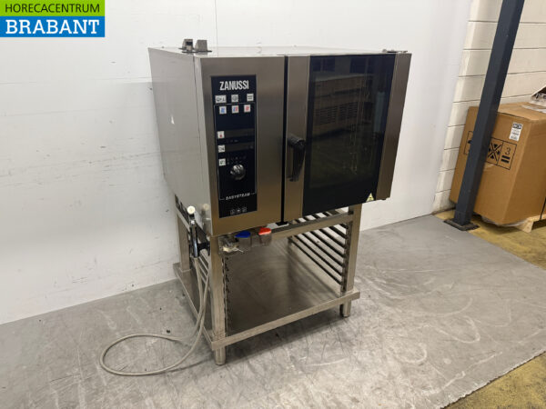 Zanussi Kombidämpfer aus Edelstahl mit Ständer 6 x 1/1 GN 400V Horeca – Bild 3