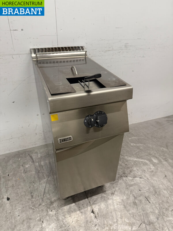 Edelstahl Zanussi Friteuse 15 Liter Erdgas Catering – Bild 3