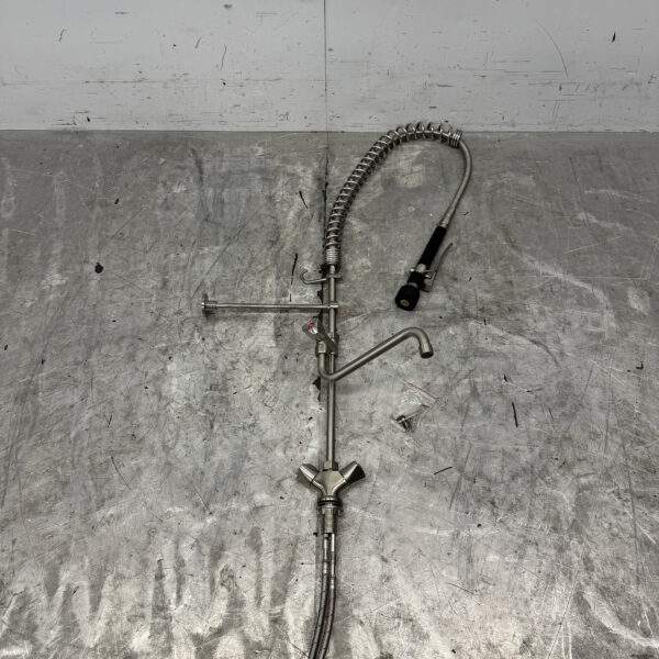 Edelstahl Combisteel Vorwaschdusche Spülarmatur mit Mischbatterie und Auslauf Horeca