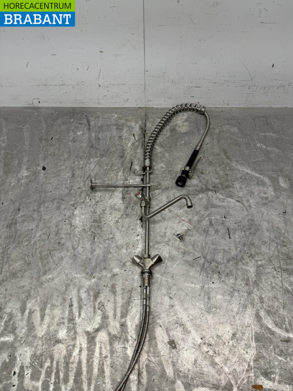 Edelstahl Combisteel Vorwaschdusche Spülarmatur mit Mischbatterie und Auslauf Horeca