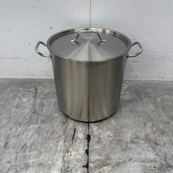 Combisteel Suppentopf aus Edelstahl Kochtopf 36 x 36 cm 36 Liter Horeca