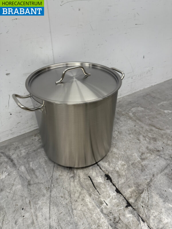 Combisteel Suppentopf aus Edelstahl Kochtopf 36 x 36 cm 36 Liter Horeca – Bild 3