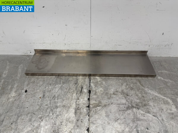 Wandregal aus Edelstahl 120 x 30 cm Catering