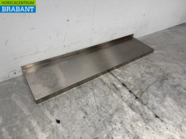 Wandregal aus Edelstahl 120 x 30 cm Catering – Bild 3