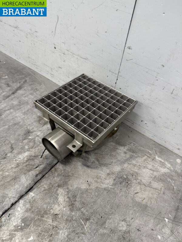 Combisteel Bodenablauf aus Edelstahl 20 x 20 x 13 cm Horeca – Bild 2