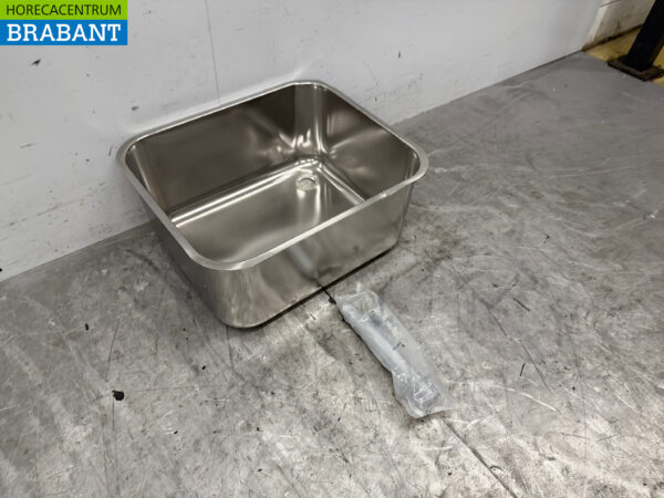 Edelstahl Combisteel Spüle 60 x 50 x 28 cm Horeca – Bild 3