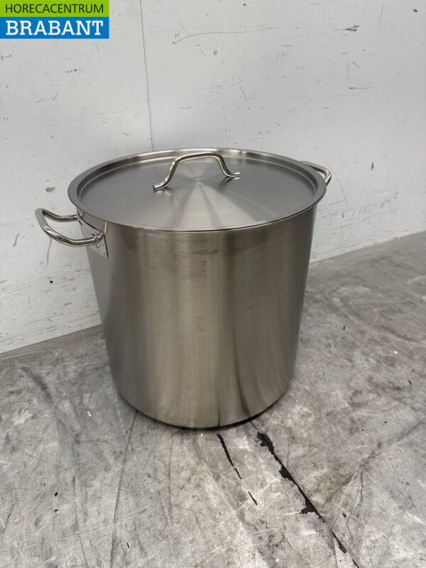 Combisteel Suppentopf aus Edelstahl Kochtopf 40 x 40 cm 50 Liter Horeca – Bild 3