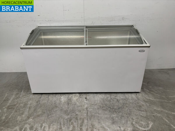 Combisteel Shop Gefrierschrank Gefrierschrank mit Glasschiebedeckel 432 Liter 230V Horeca