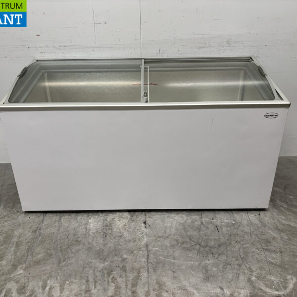 Combisteel Shop Gefrierschrank Gefrierschrank mit Glasschiebedeckel 432 Liter 230V Horeca