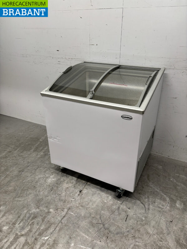 Combisteel Mobile Ladentiefkühltruhe mit Glasschiebedeckel 184 Liter 230V Horeca – Bild 3