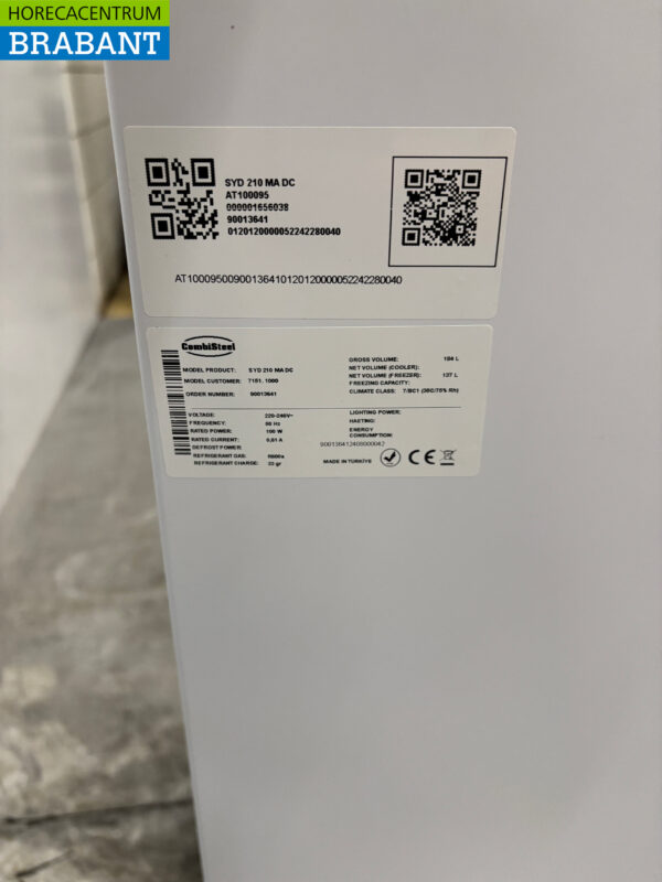 Combisteel Mobile Ladentiefkühltruhe mit Glasschiebedeckel 184 Liter 230V Horeca – Bild 4