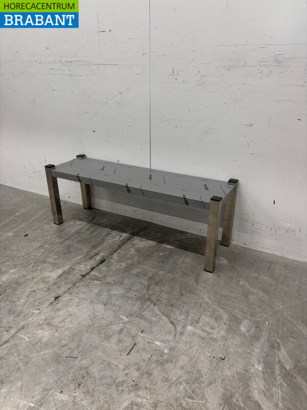 Edelstahl Etagere Brücke 100 x 30 x 36 cm Catering – Bild 2