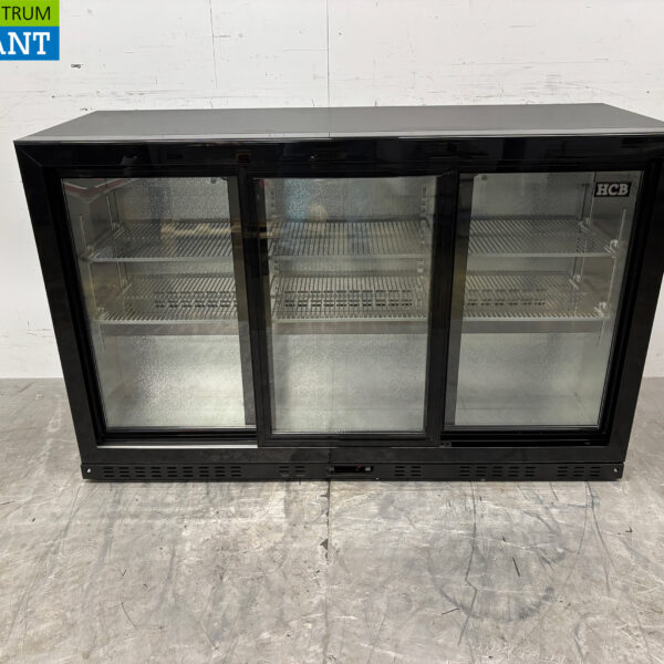 Backbar Bar Cooler Glasschiebetüren 337 Liter 135 cm 230V Horeca