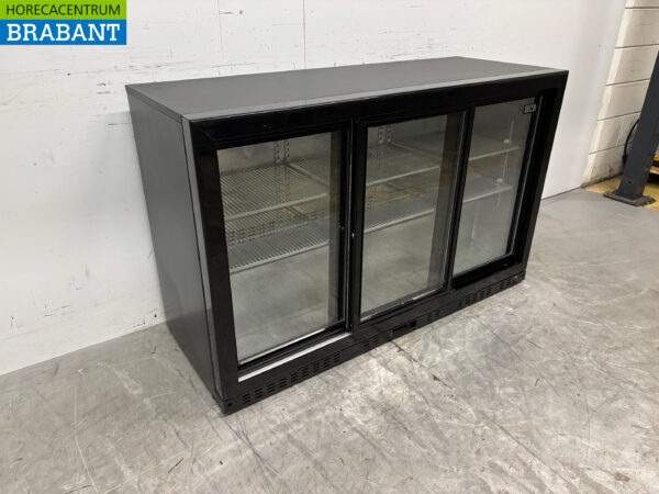 Backbar Bar Cooler Glasschiebetüren 337 Liter 135 cm 230V Horeca – Bild 2