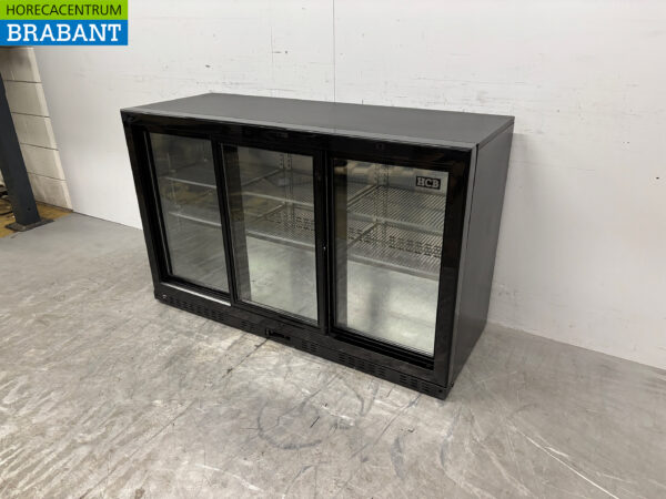 Backbar Bar Cooler Glasschiebetüren 337 Liter 135 cm 230V Horeca – Bild 3