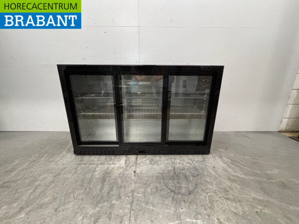 Backbar Bar Cooler Glasschiebetüren 337 Liter 135 cm 230V Horeca – Bild 4