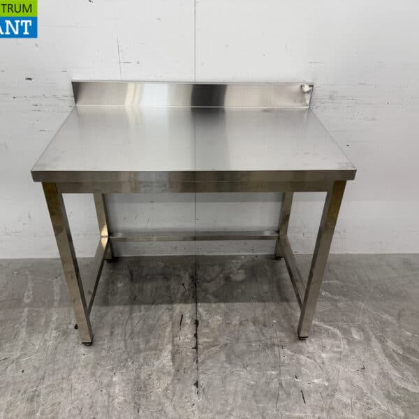 Arbeitstisch aus Edelstahl 100 x 60 x 85,5 cm Horeca