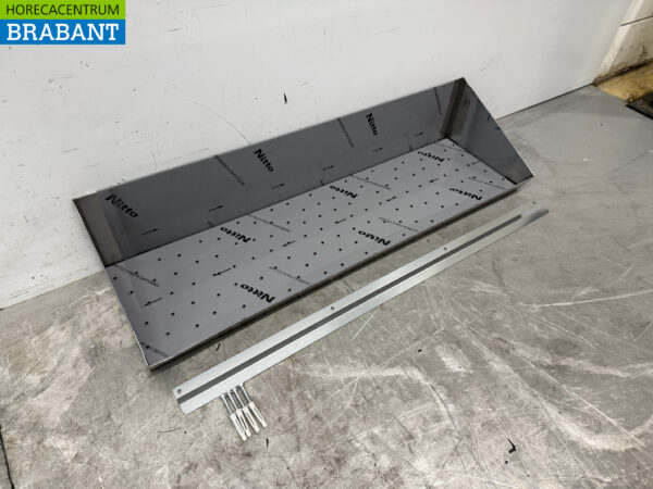 Edelstahl Pommesschöpfer Tablett Pommesschöpfer 100 cm Cafeteria Catering – Bild 3